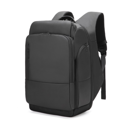 Large Capacity Business Travel Backpack for Men — Professional Everyday Bag (Black)