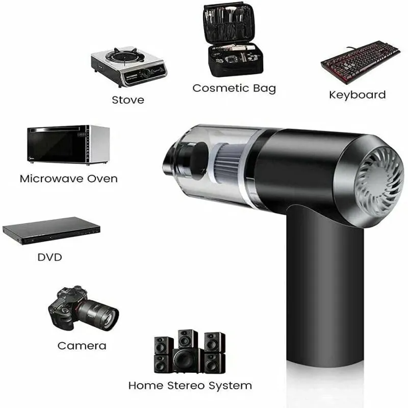 120W Cordless Handheld Vacuum Cleaner — Mini Portable Car & Home Wireless