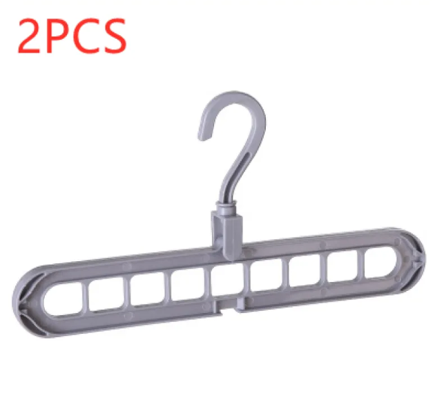 Cintre organisateur gain de place — Rangement multi-fentes pour placard