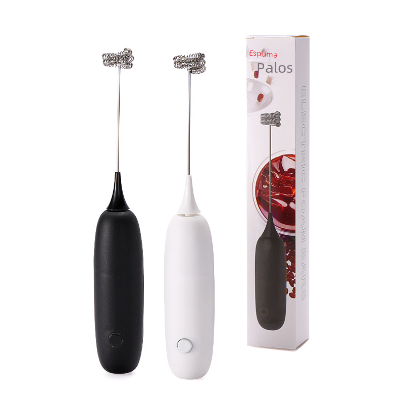 Handheld Electric Milk Frother — Mini Foam Maker for Coffee, Matcha & Home Baking