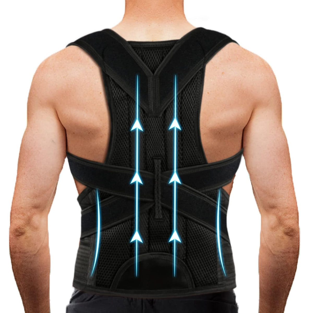 Back Brace Posture Corrector – 3-in-1 Support for Men & Women
