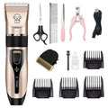 Professional Pet Hair Clipper – Dog & Cat Grooming Shaver with Titanium Ceramic Blade | Multiple Styles & Sets