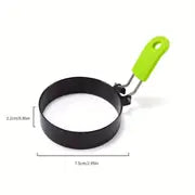 Stainless Steel Egg Frying Rings & Omelette Mould — Non-Stick Egg Shaper for Perfect Fried Eggs
