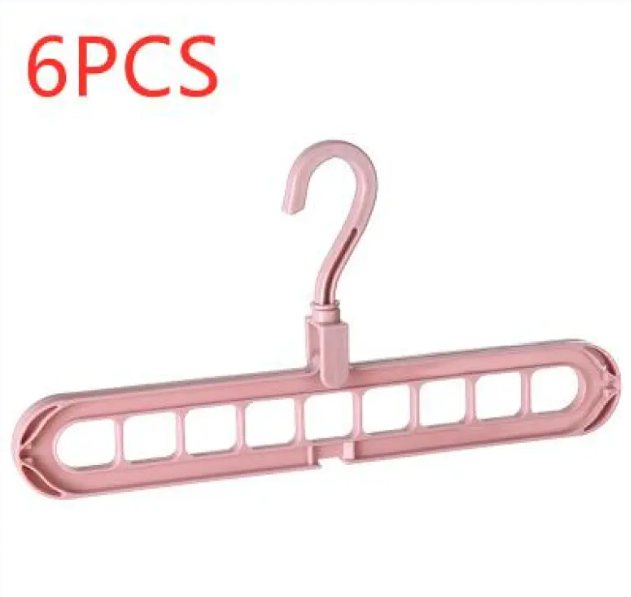 Cintre organisateur gain de place — Rangement multi-fentes pour placard