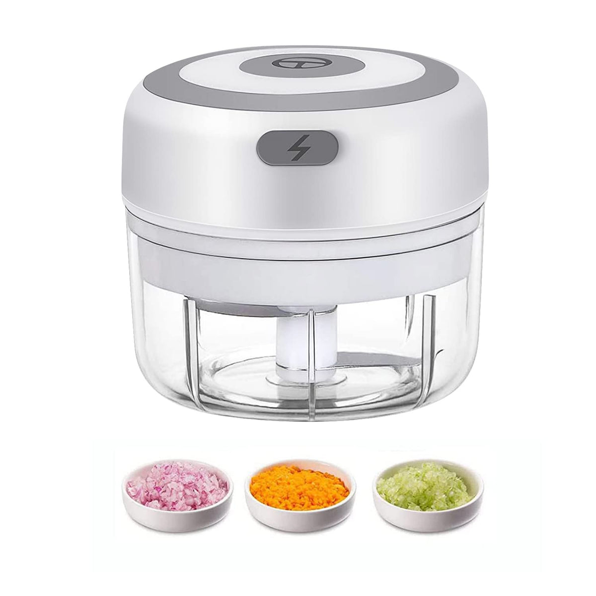 Mini Electric Garlic Chopper & Food Processor, 100ML USB Rechargeable