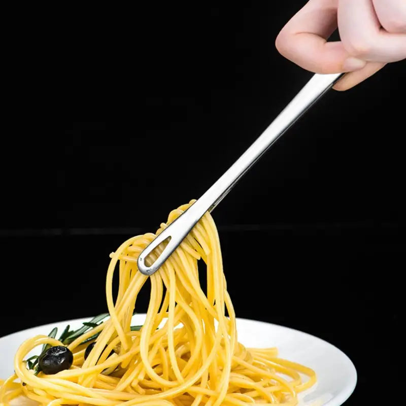 304 Stainless Steel BBQ Serving Tongs — Heat-Resistant Kitchen & Grilling Tongs (Golden & Silvery)