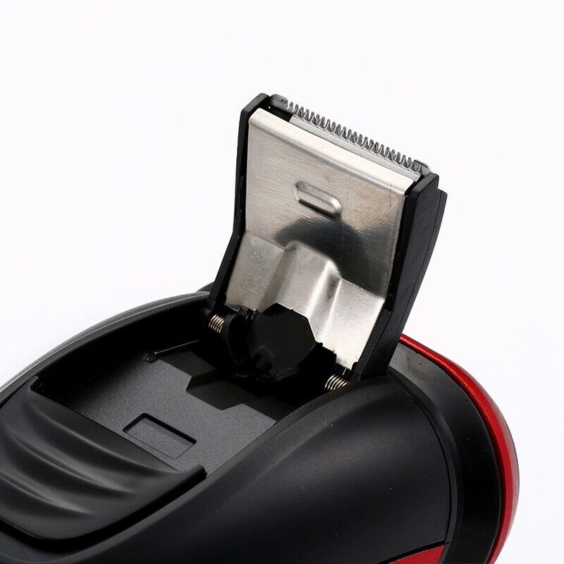 Men's Rotary Electric Shaver — 3D Floating Heads, Wet & Dry, Pop-Up Trimmer
