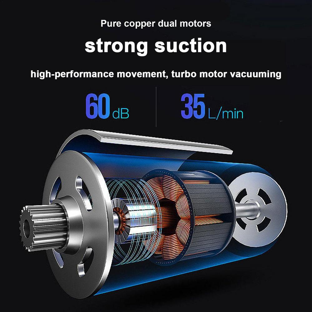 120W Cordless Handheld Vacuum Cleaner — Mini Portable Car & Home Wireless