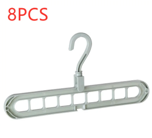 Cintre organisateur gain de place — Rangement multi-fentes pour placard