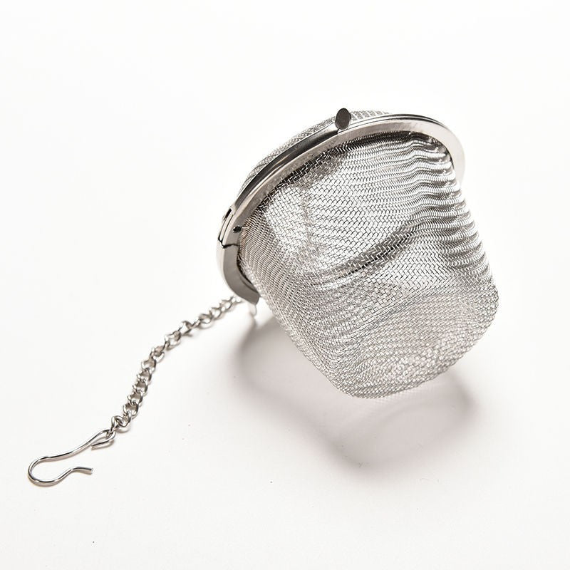 Boule à thé en acier inoxydable — Infuseur à thé en vrac créatif disponible en plusieurs tailles (argent)