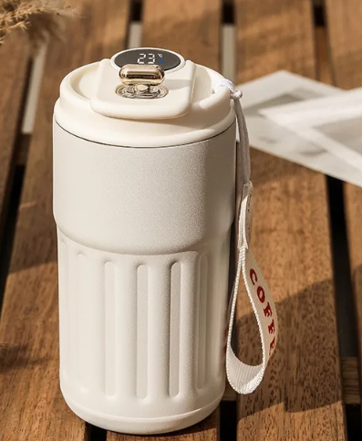 Smart Digital Thermal Bottle — Portable Coffee Mug with Temperature Display