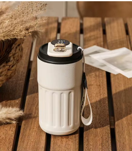 Smart Digital Thermal Bottle — Portable Coffee Mug with Temperature Display