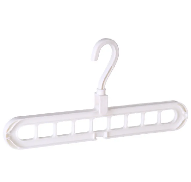 Cintre organisateur gain de place — Rangement multi-fentes pour placard