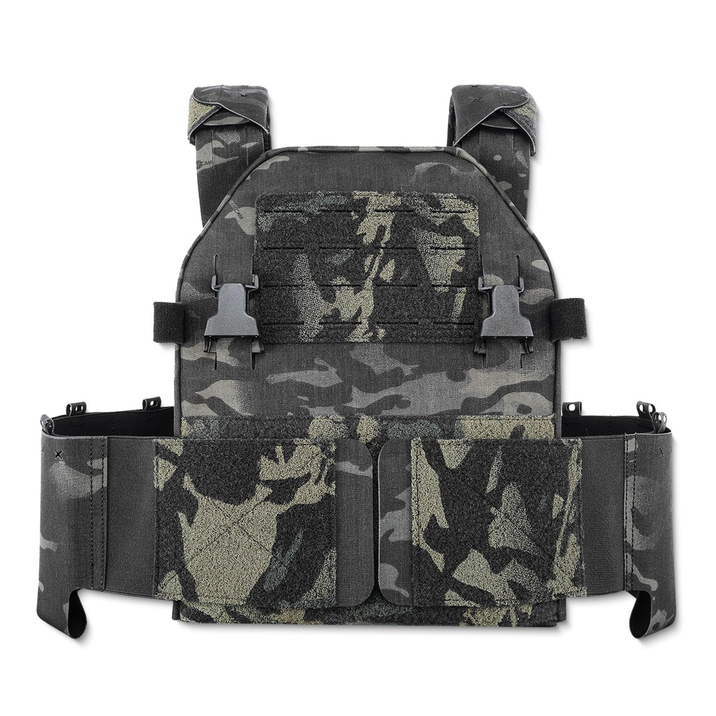 Gilet tactique ACE TAC LPPC V.2 – Porte-plaques profil bas, nylon 1000D, compatible MOLLE