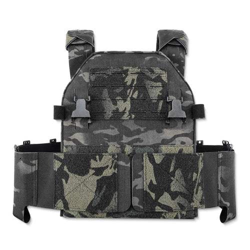 Gilet tactique ACE TAC LPPC V.2 – Porte-plaques profil bas, nylon 1000D, compatible MOLLE