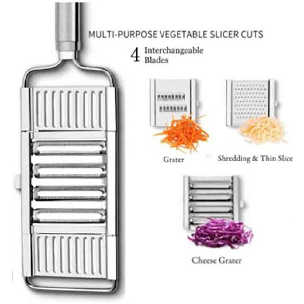 Multifunctional Stainless Steel Grater and Slicer