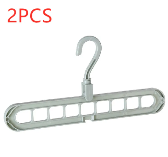 Cintre organisateur gain de place — Rangement multi-fentes pour placard