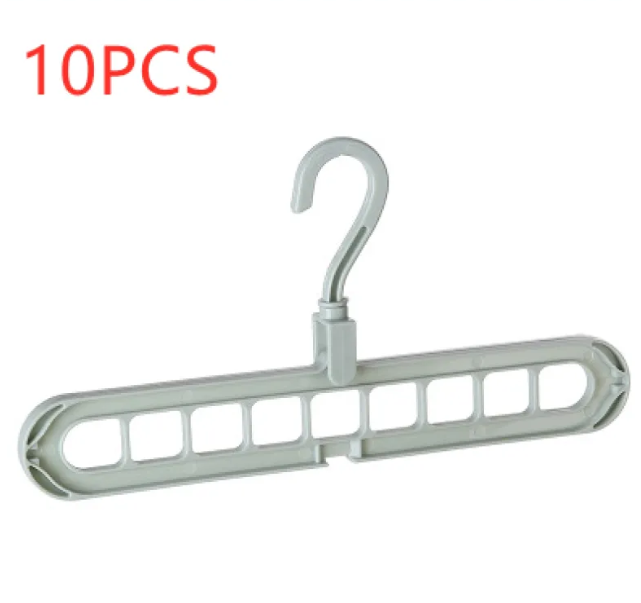 Cintre organisateur gain de place — Rangement multi-fentes pour placard