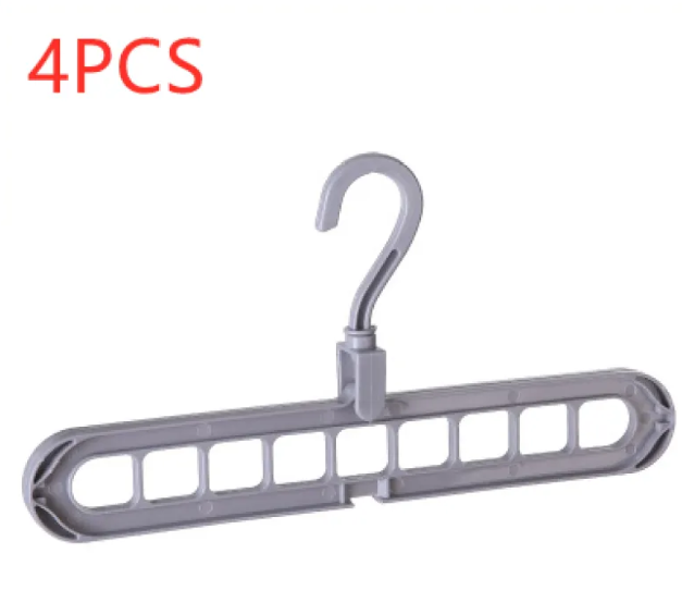 Cintre organisateur gain de place — Rangement multi-fentes pour placard