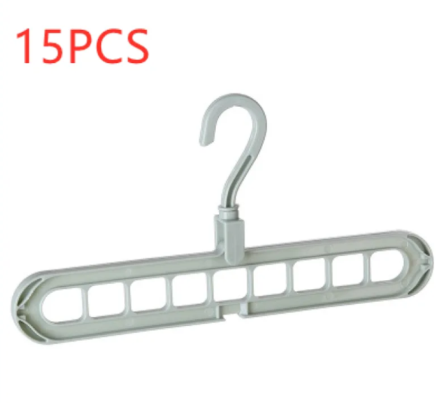 Cintre organisateur gain de place — Rangement multi-fentes pour placard
