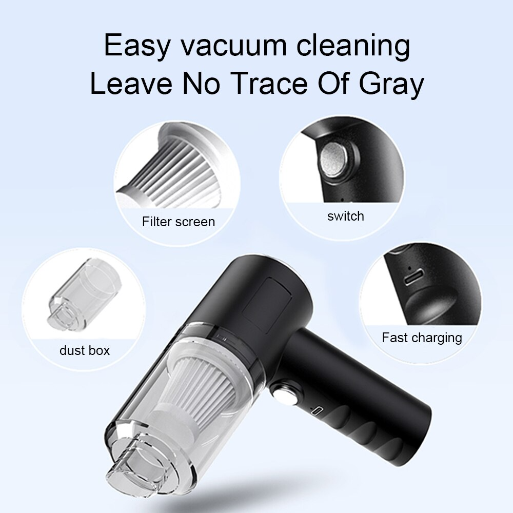 120W Cordless Handheld Vacuum Cleaner — Mini Portable Car & Home Wireless