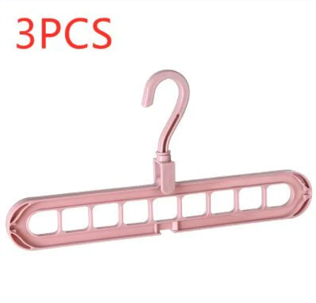 Cintre organisateur gain de place — Rangement multi-fentes pour placard