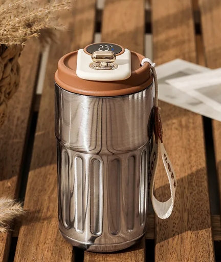 Smart Digital Thermal Bottle — Portable Coffee Mug with Temperature Display