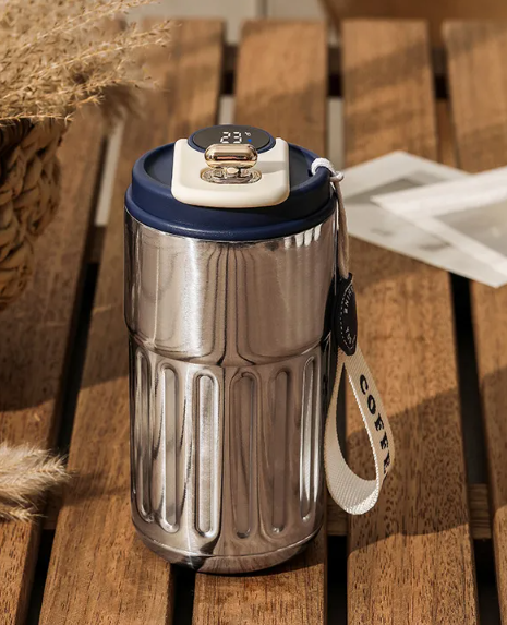 Bouteille thermique numérique intelligente — Tasse à café portable avec affichage de la température