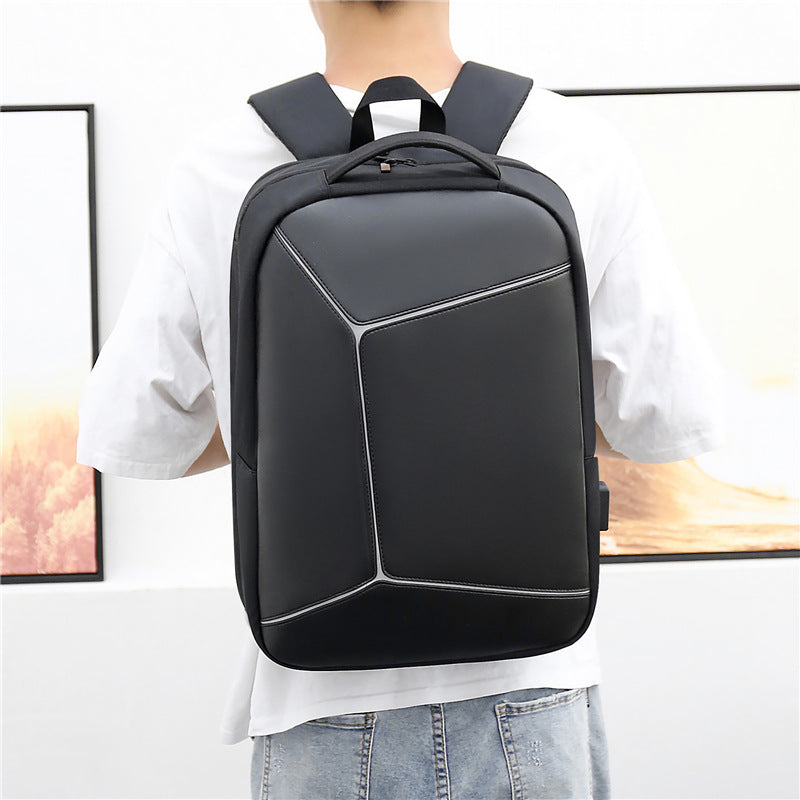 Sac à dos décontracté pour homme — Grand sac de voyage et du quotidien (Noir / 13 po)