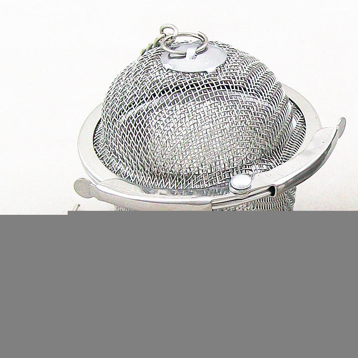 Boule à thé en acier inoxydable — Infuseur à thé en vrac créatif disponible en plusieurs tailles (argent)