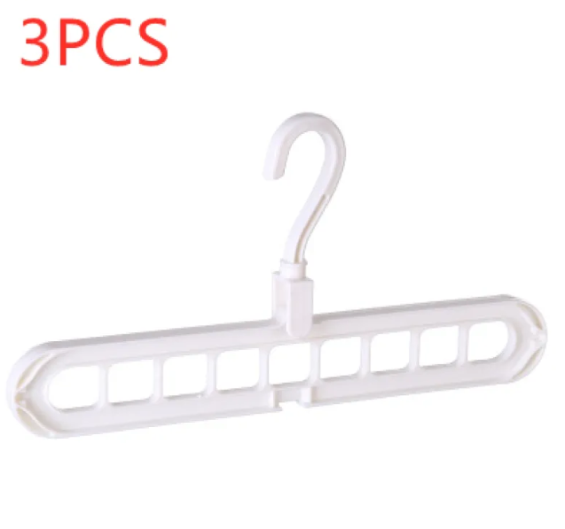 Cintre organisateur gain de place — Rangement multi-fentes pour placard