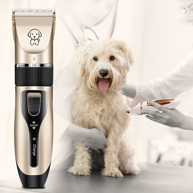 Professional Pet Hair Clipper – Dog & Cat Grooming Shaver with Titanium Ceramic Blade | Multiple Styles & Sets