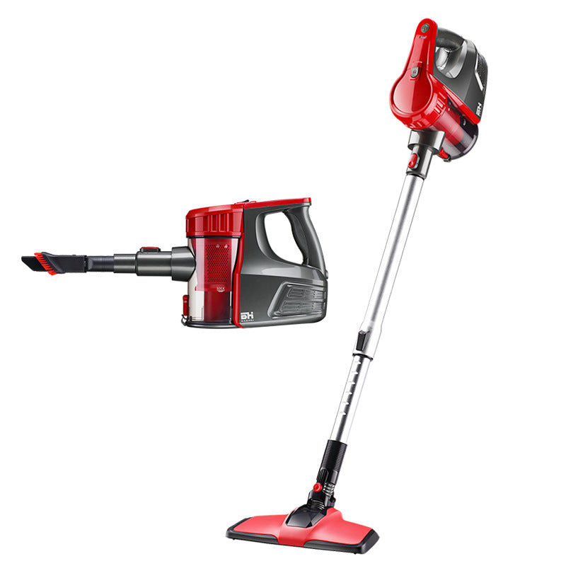 Aspirateur à main sans fil puissant – Puissance d'aspiration de 9500 Pa, ultra-silencieux, autonomie de 45 min | Rouge rose