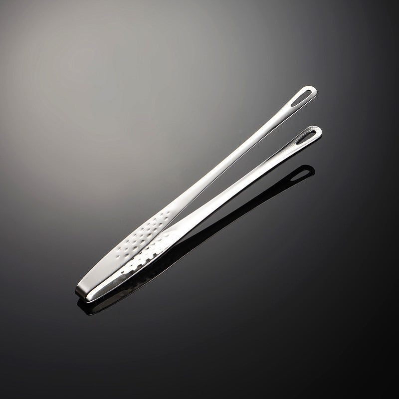 304 Stainless Steel BBQ Serving Tongs — Heat-Resistant Kitchen & Grilling Tongs (Golden & Silvery)
