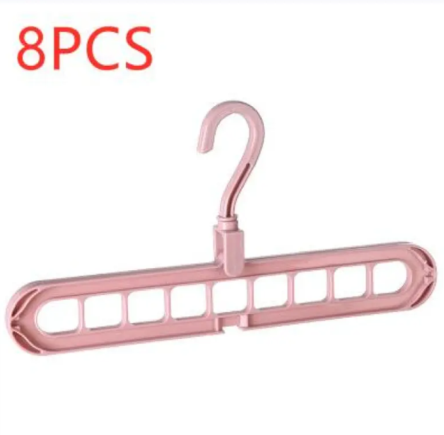 Cintre organisateur gain de place — Rangement multi-fentes pour placard