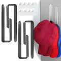 Acrylic Hat Hooks for Wall – Adhesive, No Drilling, 4 Pack