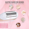 Electric Razor and Bikini Trimmer for Women, Cordless
