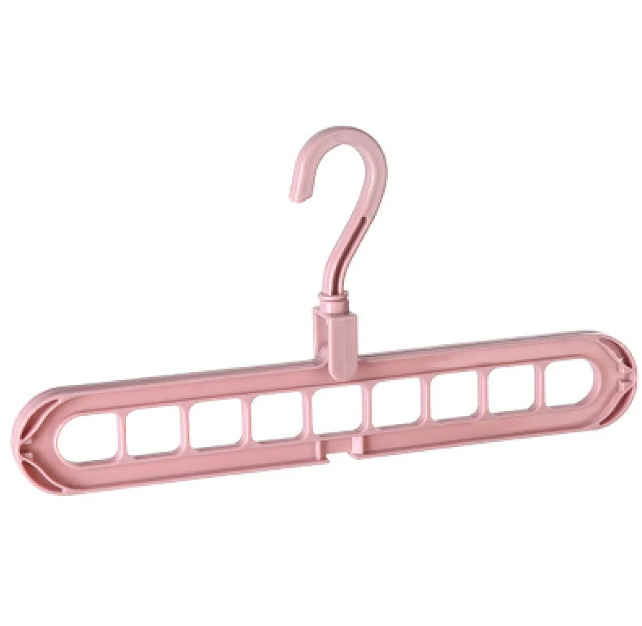 Cintre organisateur gain de place — Rangement multi-fentes pour placard