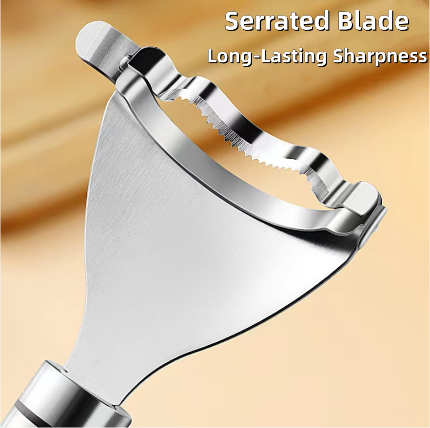 Stainless Steel Corn Planer & Thresher — Kitchen Corn Stripper Tool for Easy Corn Removal