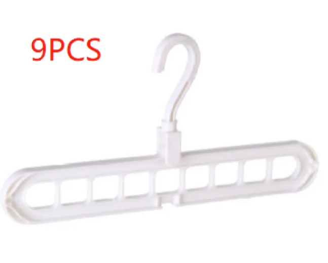 Cintre organisateur gain de place — Rangement multi-fentes pour placard