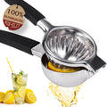 Extra Large Stainless Steel Lemon Squeezer — Easy Squeeze Manual Citrus Juicer (3.22in Diameter)